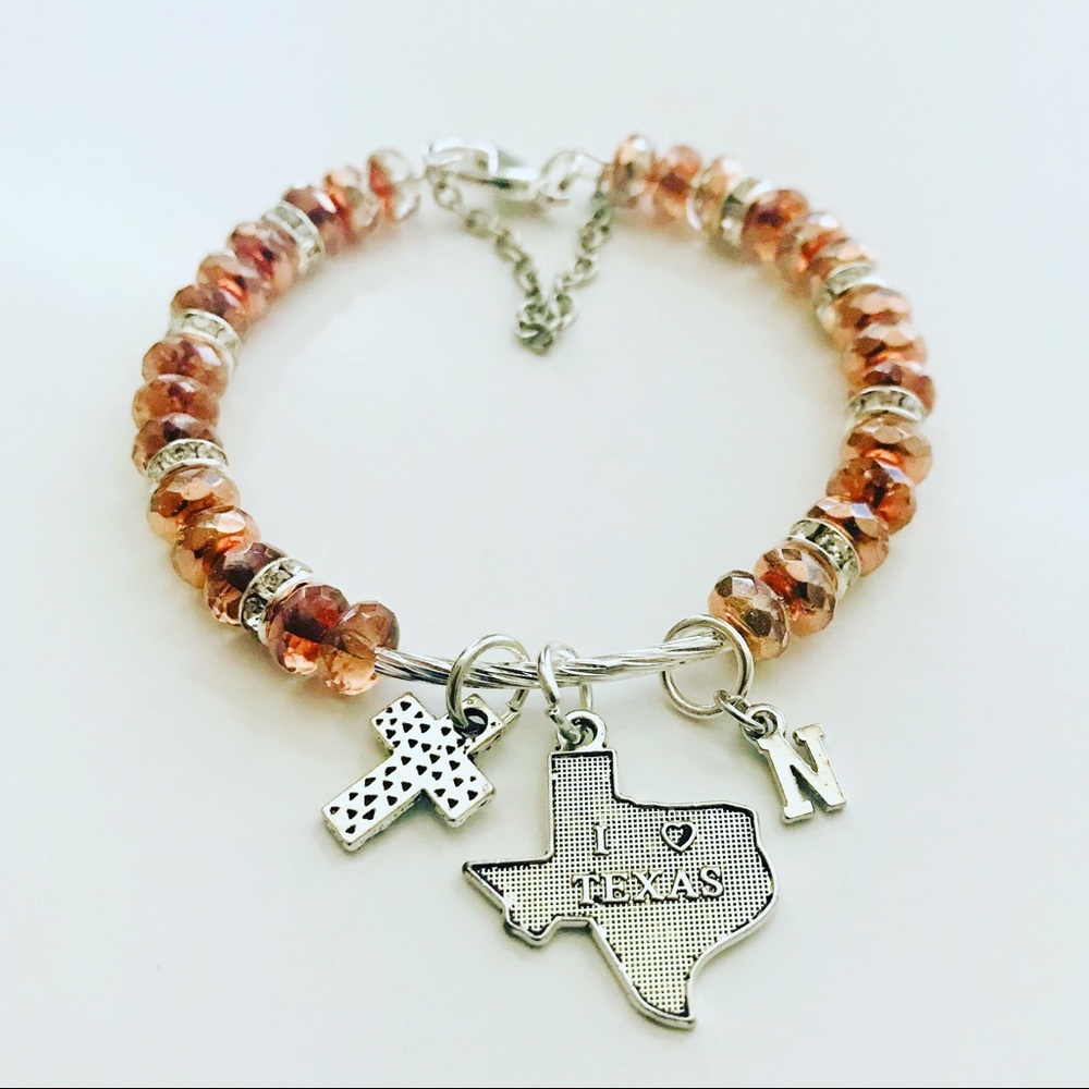 Texas pride bracelet